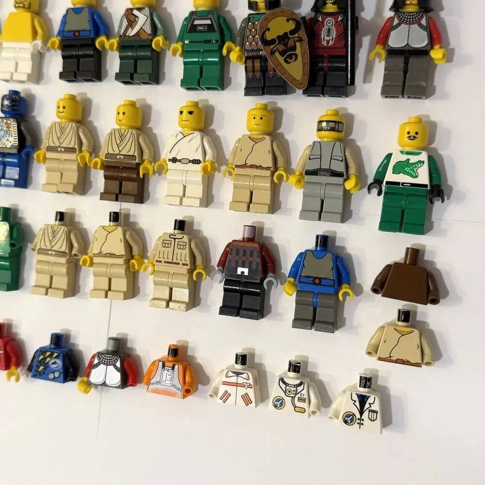 LEGO Minifigures Lot 30+ Star Wars, Knights Castle, Harry Potter, Rock Raiders